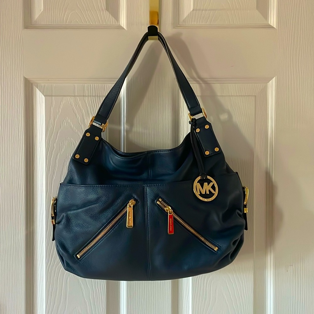 Michael Kors Pebbled Leather Shoulder Bag